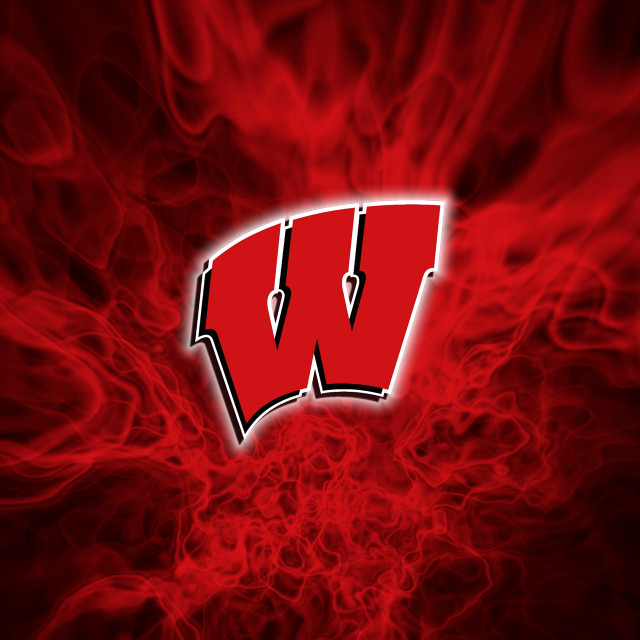 Red background wisconsin white background free wallpaper - medium preview image