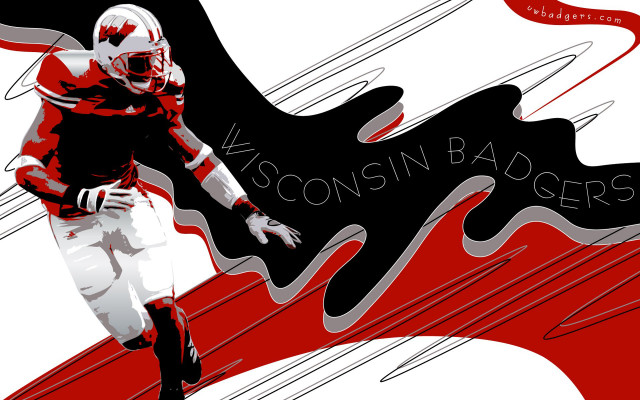 Football player running red black free wallpaper - medium preview image
