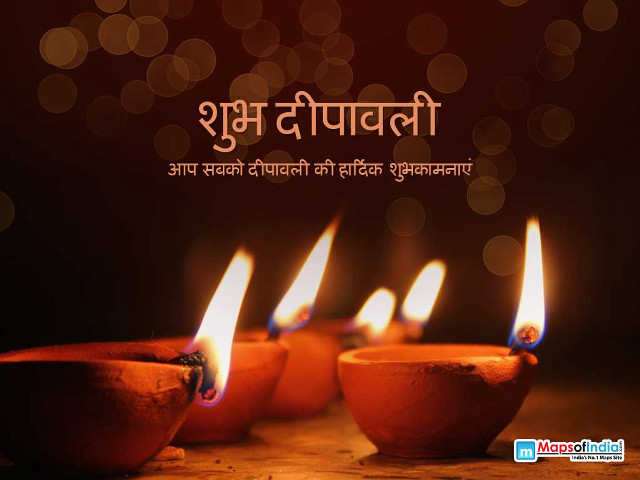 Candles happy diwali wooden table free wallpaper - medium preview image