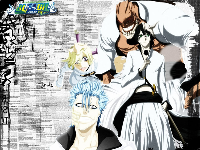 Anime characters newspaper graffiti background free wallpaper - medium preview image
