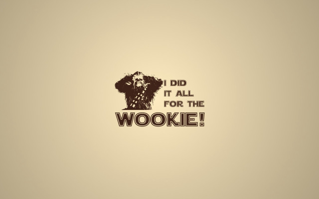 Monkey woodcut star wars wookie free wallpaper - medium preview image