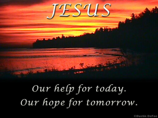 Sunset bibleverse lake trees radiantlight free wallpaper - medium preview image