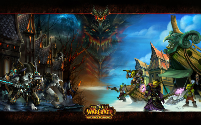 Fantasy characters dragon castle demon free wallpaper - medium preview image