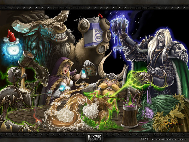Wizard friends forest hat painting free wallpaper - medium preview image