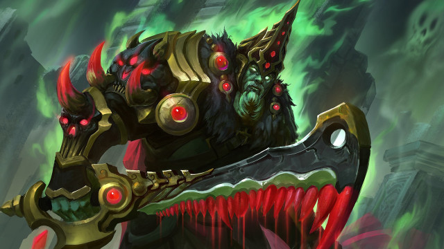 Demonic red eyes huge head free wallpaper - medium preview image