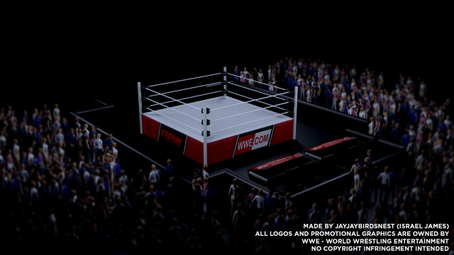 Boxing ring crowd quote author free wallpaper - medium preview image