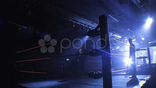 Man microphone ring background ropes free wallpaper - medium preview image
