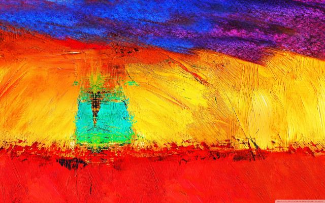 Yellow blue sky stripe abstract free wallpaper - medium preview image