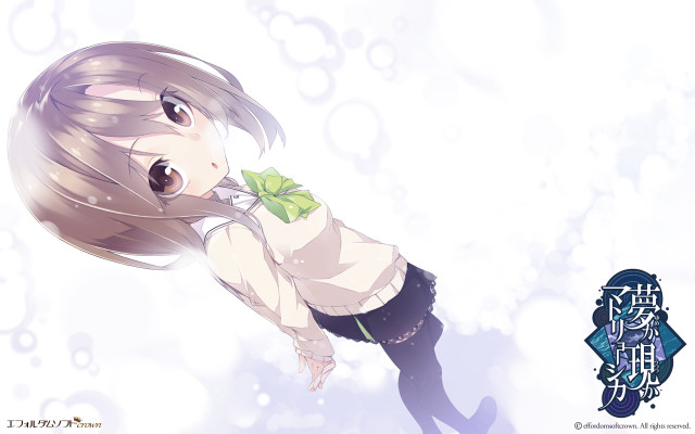 Girl bow tie white shirt free wallpaper - medium preview image