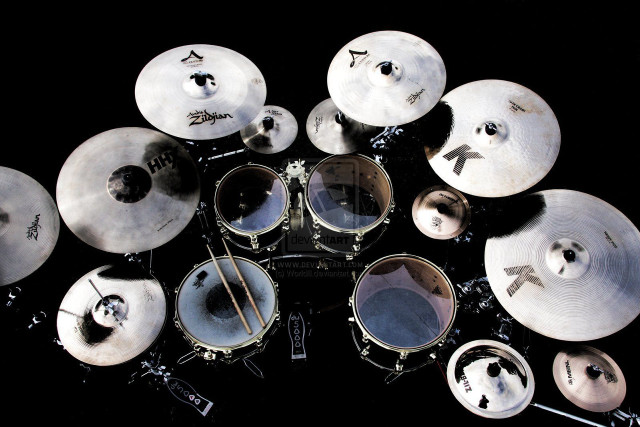 Drums black surface background person free wallpaper - medium preview image