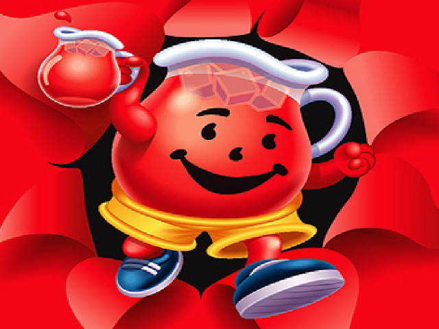 Cartoon character holding heart ring free wallpaper - medium preview image