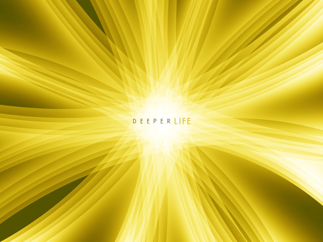 Yellow white center abstract illusion free wallpaper - medium preview image