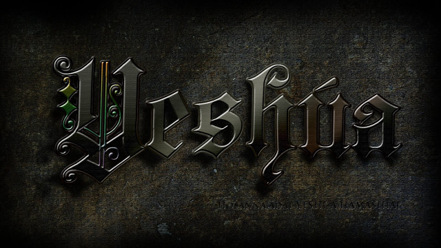 Metal typeface inked green black free wallpaper - medium preview image