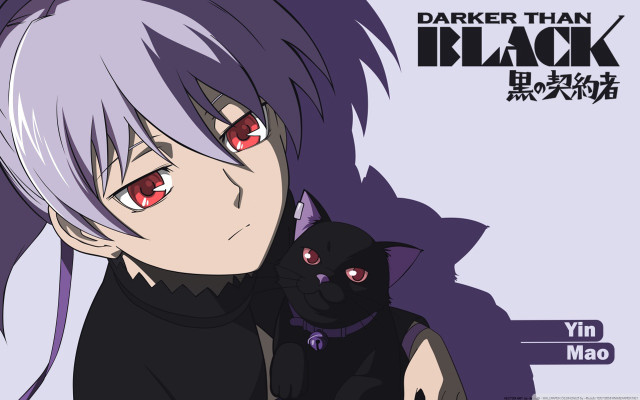 Person cat purple background darker free wallpaper - medium preview image