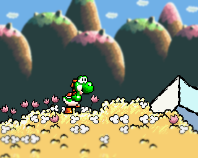 Field person tent mountain pixel free wallpaper - medium preview image