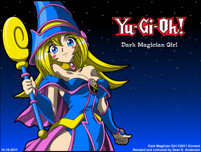 Dark magician girl altermodern fireworks free wallpaper - medium preview image