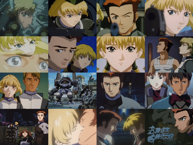 Anime collage expressions characters different #2 free wallpaper - medium preview image