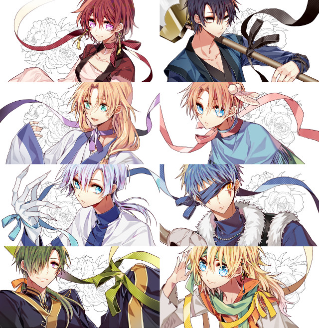 Anime characters hats scarves swords free wallpaper - medium preview image