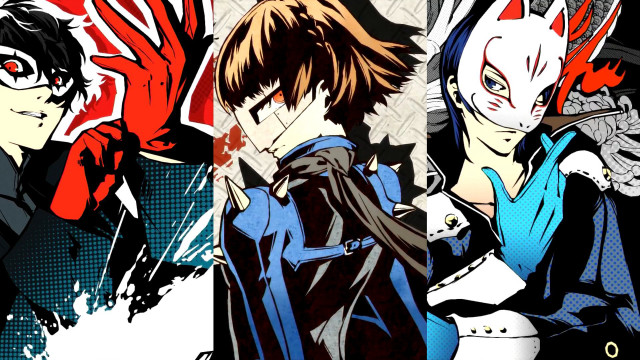 Anime characters red hair black #4 free wallpaper - medium preview image