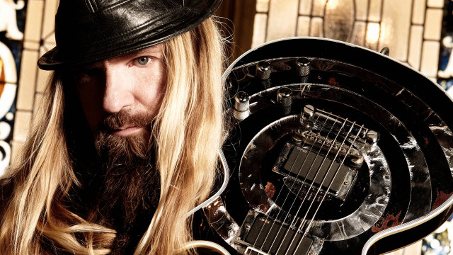 Longhair hat guitar stainedglass mosaic free wallpaper - medium preview image