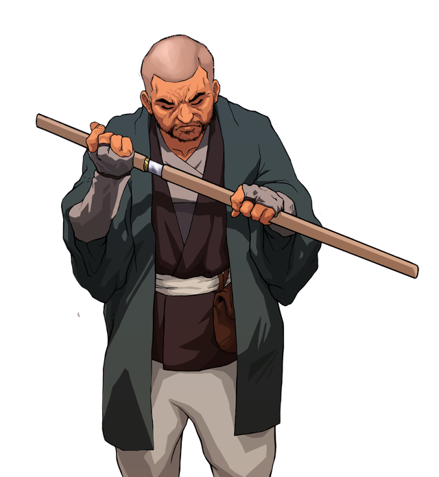 Man holding stick suit tie free wallpaper - medium preview image
