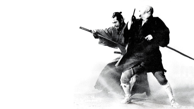 Two men kimonos fighting swords free wallpaper - medium preview image
