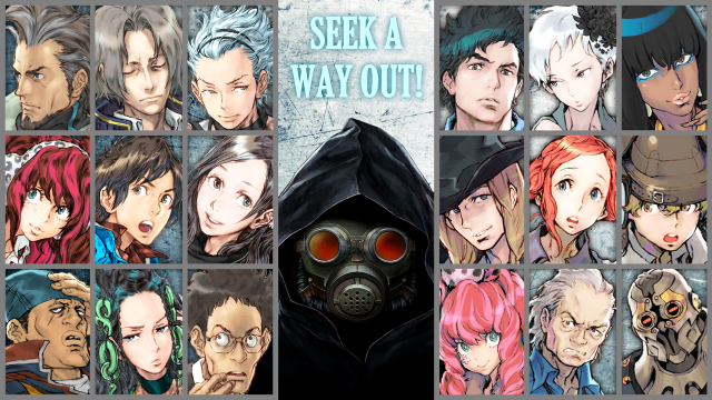 Anime collage seek way out free wallpaper - medium preview image