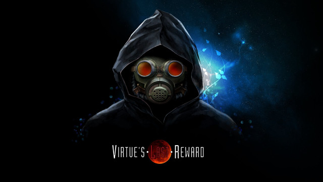 Gasmask red eyes hood cyberpunk free wallpaper - medium preview image