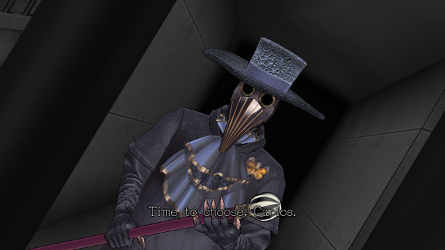 Creepy man hat cane dark free wallpaper - medium preview image