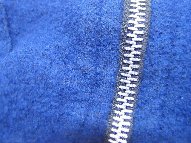 Zipper blue blanket white stitching free wallpaper - medium preview image