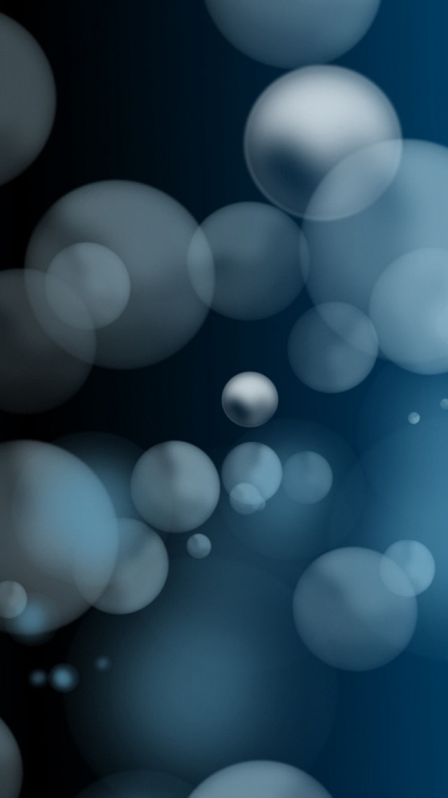 Bubbles floating air blue black free wallpaper - medium preview image