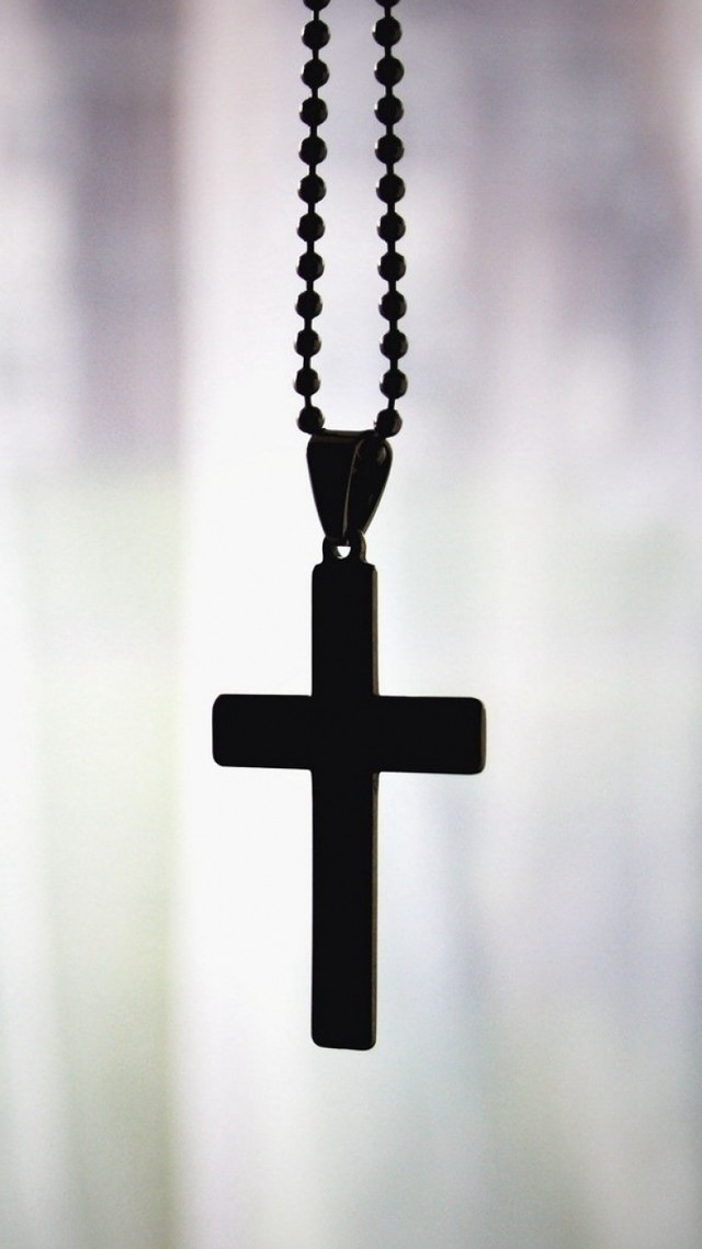 Black cross chain window sill #2 free wallpaper - medium preview image