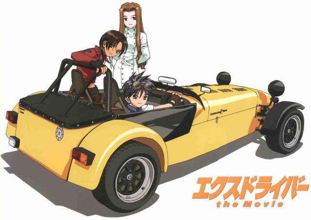 Yellow car two people woman free wallpaper - medium preview image