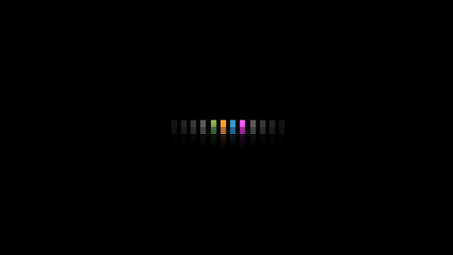 Black background multicolored line abstract free wallpaper - medium preview image