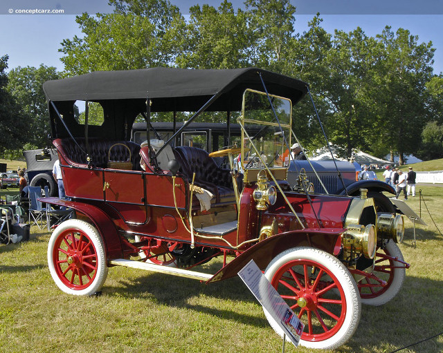 Old fashioned car parked grass free wallpaper - medium preview image