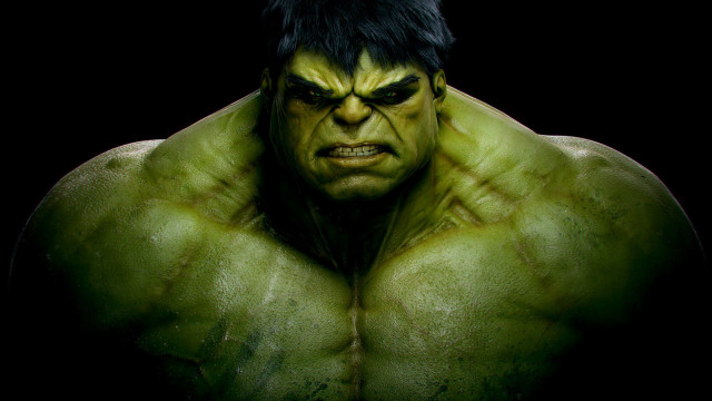 Man green face black hair #4 free wallpaper - medium preview image