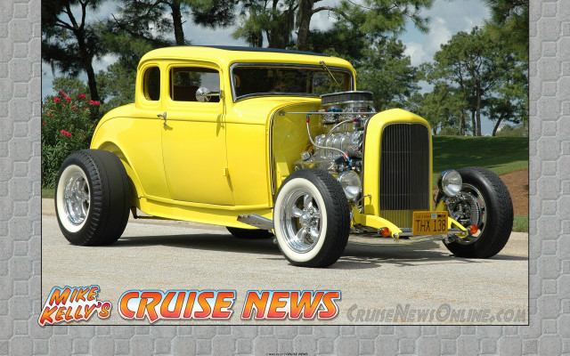 Yellow car chrome rim engine free wallpaper - medium preview image