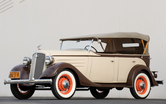 Old model car orange rims free wallpaper - medium preview image