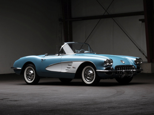 Blue white car garage wall free wallpaper - medium preview image