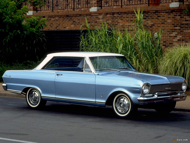 Blue white car brick building free wallpaper - medium preview image