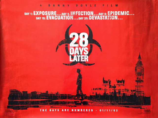 28DaysLater man red sky silhouette free wallpaper - medium preview image