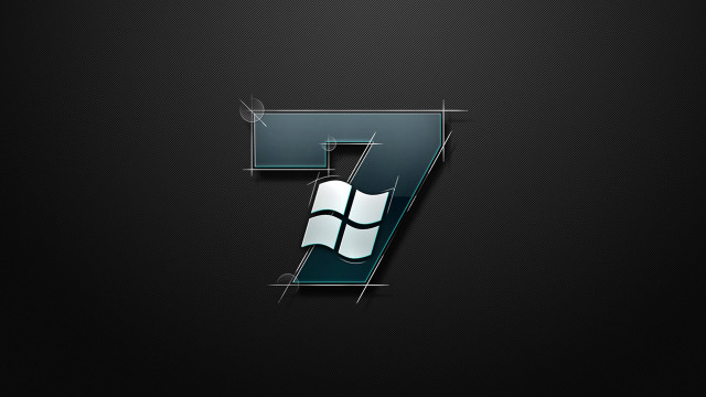 Black white photo seven blue free wallpaper - medium preview image