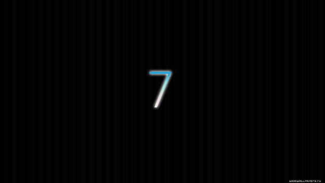 Black background blue white number free wallpaper - medium preview image