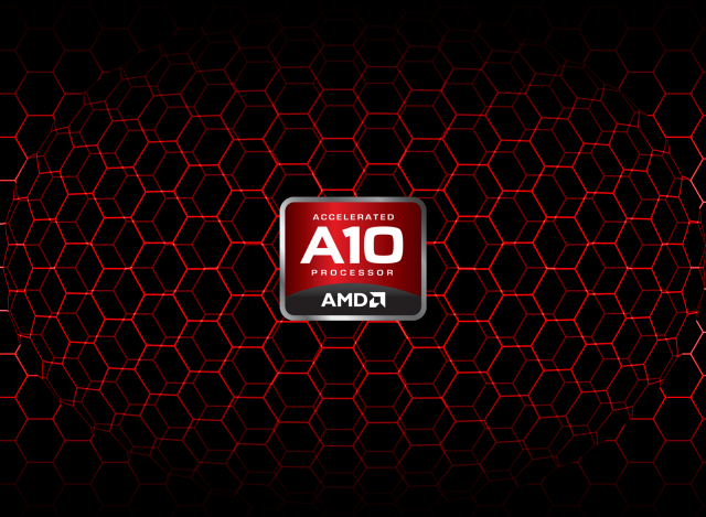 Red black logo hexagonal pattern free wallpaper - medium preview image