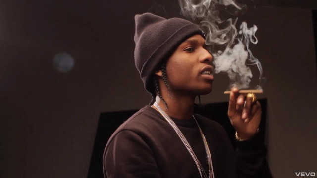 Man smoking cigarette dark room free wallpaper - medium preview image