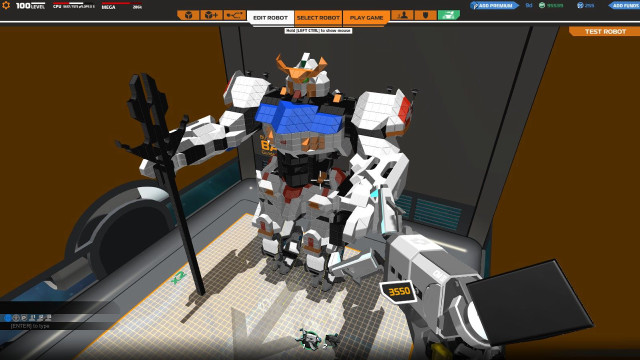 Robot room gun hand computer free wallpaper - medium preview image