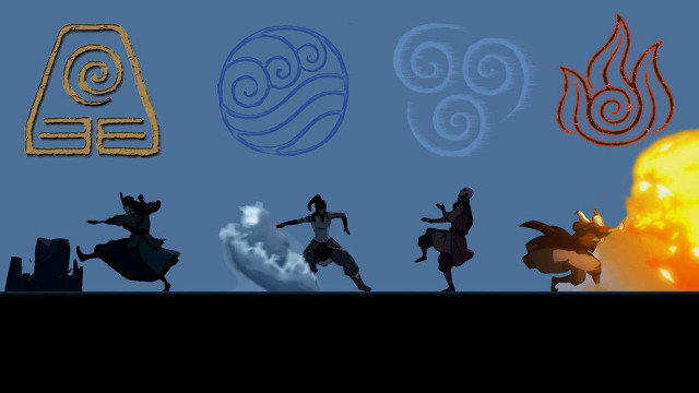 Group fire sky symbols blue free wallpaper - medium preview image