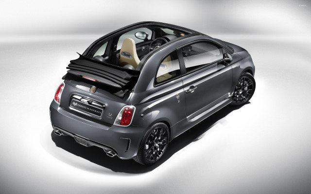 Small car trunk open hood free wallpaper - medium preview image