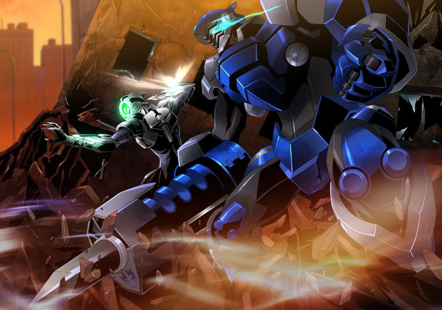 Robot attack sci fi mecha free wallpaper - medium preview image