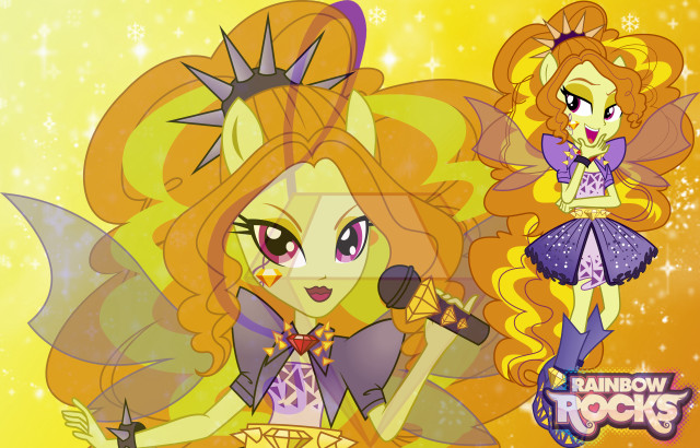 Cartoon girl singing microphone star free wallpaper - medium preview image